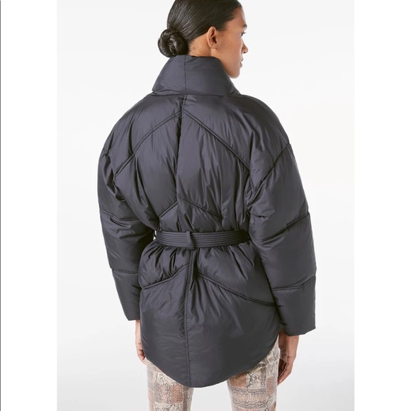 Frame Belted Wrap Puffer Jacket SMALL - Picture 5 of 7